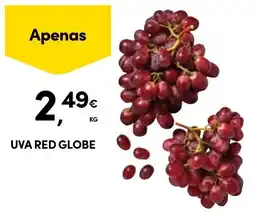 Continente Uva red globe promoção