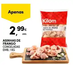 Continente Asinhas de frango kilom promoção