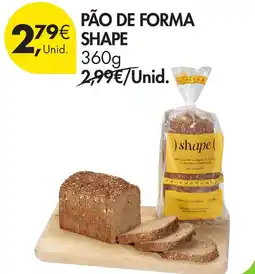 Pingo Doce Pão de forma shape promoção