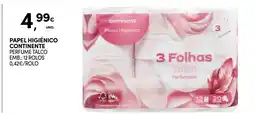 Continente Papel Higiênico Continente Perfume Talco promoção