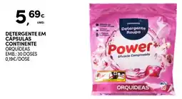 Continente Detergente em cápsulas continente orquídeas promoção