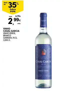 Continente vinho casal garcia promoção