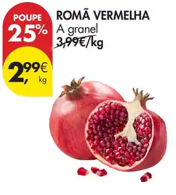 Pingo Doce Romã vermelha promoção