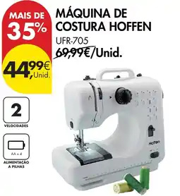 Pingo Doce máquina de costura hoffen promoção
