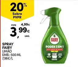 Continente Spray fairy limão promoção
