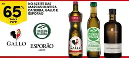 Continente No azeite das marcas oliveira da serra, gallo e esporão promoção