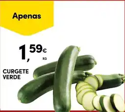 Continente Curgete verde promoção