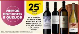 Continente Nos vinhos certificados regional e doc alentejo promoção