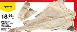 Continente Bacalhau crescido 1ª da noruega continente salgado seco inteiro promoção