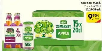 Pingo Doce Sidra de Maçã Somersby Mini 15x20cl promoção