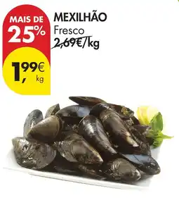 Pingo Doce Mexilhão fresco promoção