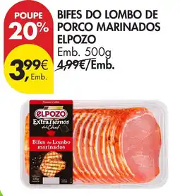 Pingo Doce Bifes do lombo de porco marinados elpozo promoção