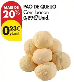 Pingo Doce Pão de queijo com bacon promoção