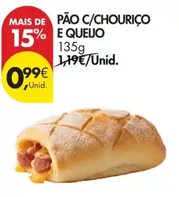 Pingo Doce Pão c/chouriço e queijo promoção