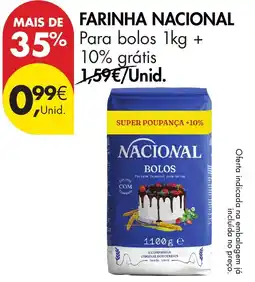Pingo Doce Farinha nacional para bolos promoção