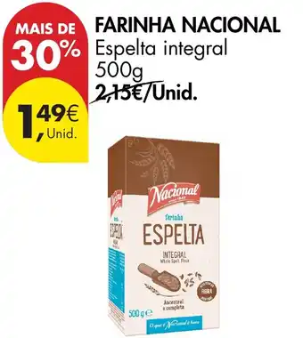 Farinha nacional espelta integral