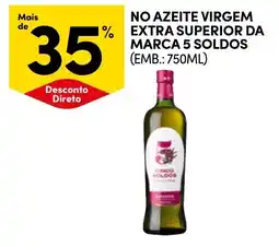 Continente Azeite virgem extra superior da marca 5 soldos promoção