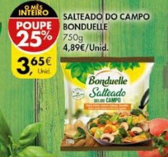 Pingo Doce Salteado do Campo Bonduelle 750g promoção