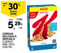 Continente Cereais kellogg's special k clássico promoção