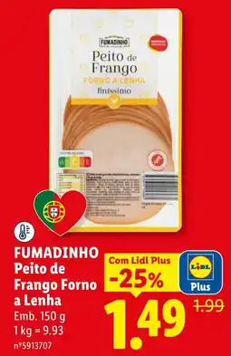 Lidl Fumadinho peito de frango forno a lenha promoção