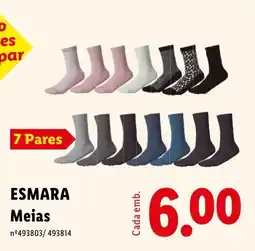 Lidl Esmara meias promoção