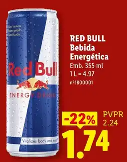 Lidl red bull bebida energética promoção