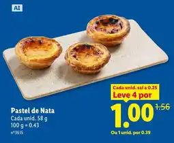 Lidl Pastel de Nata promoção