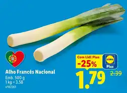 Lidl Alho Francês Nacional promoção