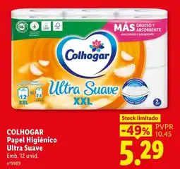 Lidl Colhogar papel higiênico ultra suave promoção