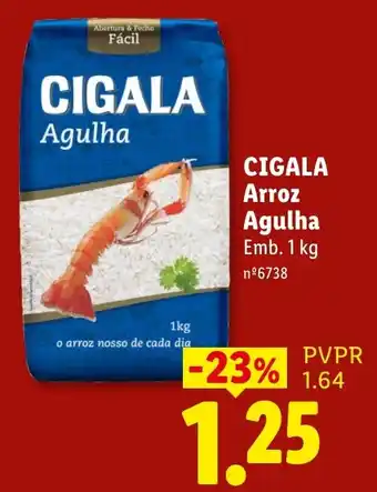 Cigala arroz agulha