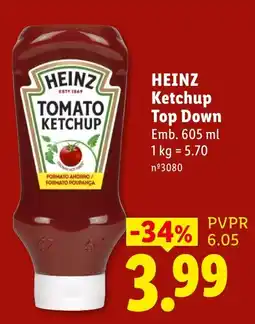 Lidl Heinz tomato ketchup promoção