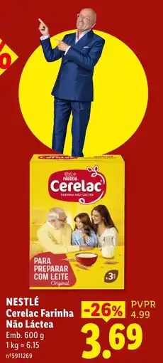 Lidl Nestlé Cerelac Farinha Não Láctea promoção