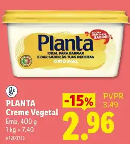 Lidl Planta Creme Vegetal promoção