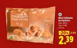 Lidl Mini Folhados de Salsicha promoção