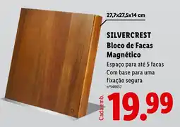 Lidl silvercrest bloco de facas magnético promoção