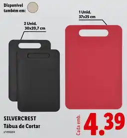 Lidl Tábua de Cortar silvercrest promoção