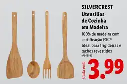 Lidl Silvercrest utensílios de cozinha em madeira promoção