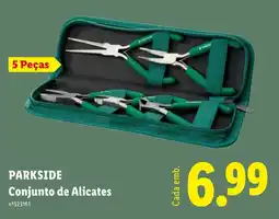 Lidl Parkside conjunto de alicates promoção