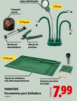 Lidl Parkside ferramentas para soldadura promoção