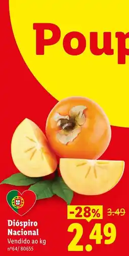 Lidl Dióspiro Nacional promoção