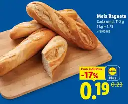 Lidl Meia Baguete promoção