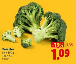 Lidl Brócolos promoção