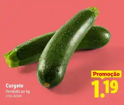 Lidl Curgete promoção
