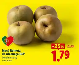 Lidl Maçã Reineta de Alcobaça IGP promoção