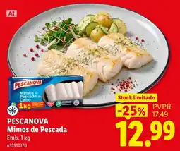Lidl Pescanova Mimos de Pescada promoção