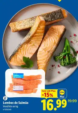 Lidl Lombos de Salmão promoção