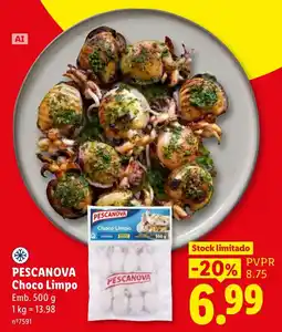 Lidl Pescanova Choco Limpo promoção