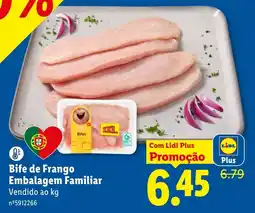 Lidl Bife de frango embalagem familiar promoção