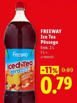 Lidl Freeway Iced Tea Pêssego promoção