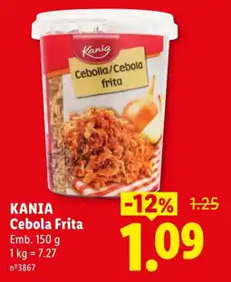 Lidl Kania Cebola Frita promoção